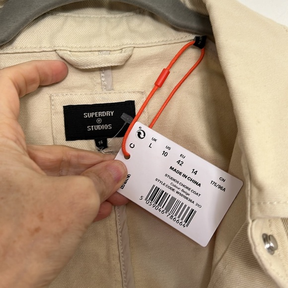 NWT SUPERDRY Studios Chore Coat - Picture 10 of 10